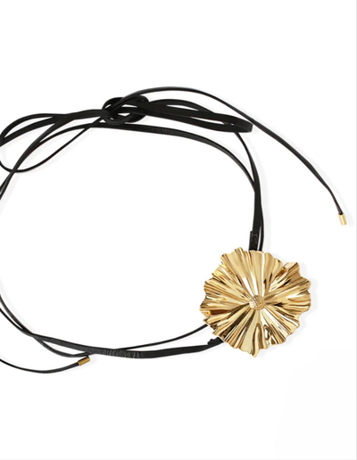 GARDENIA CHOKER - GOLD