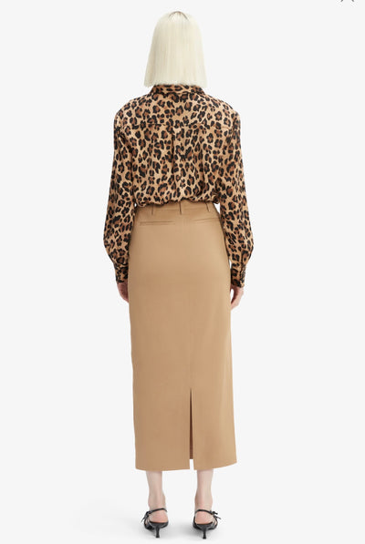 Zia Maxi Skirt In Camel