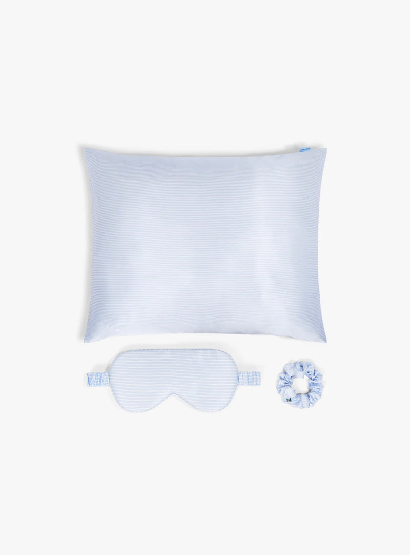 Blue Premium Silk Sleep Bundle