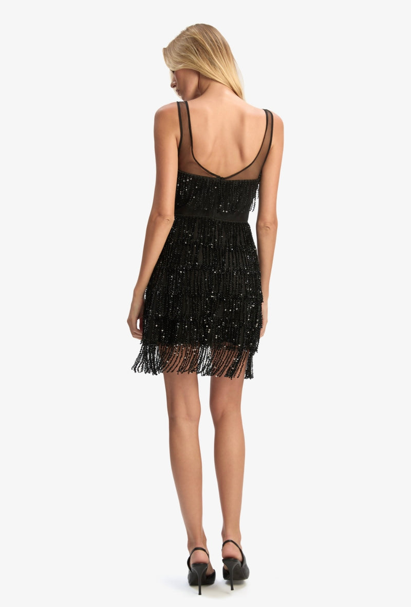 Jordana Fringe Mini Dress
