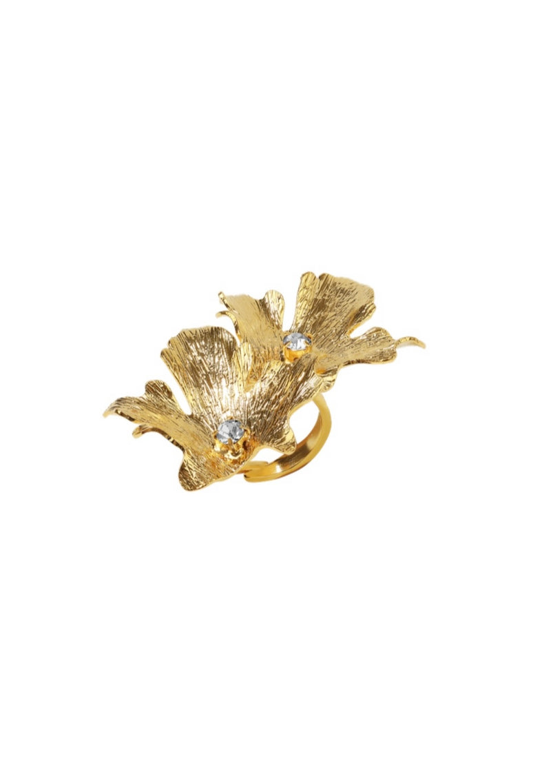 MYSTIC VINE LEAF RING