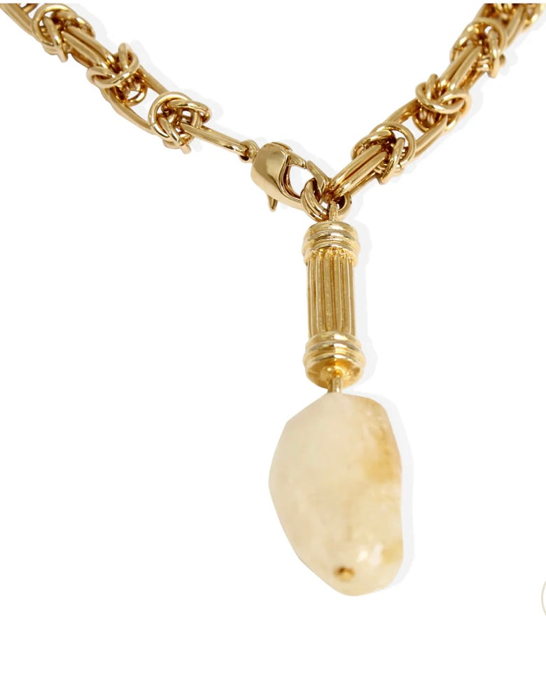 ALEXANDRIA NECKLACE - CITRINE