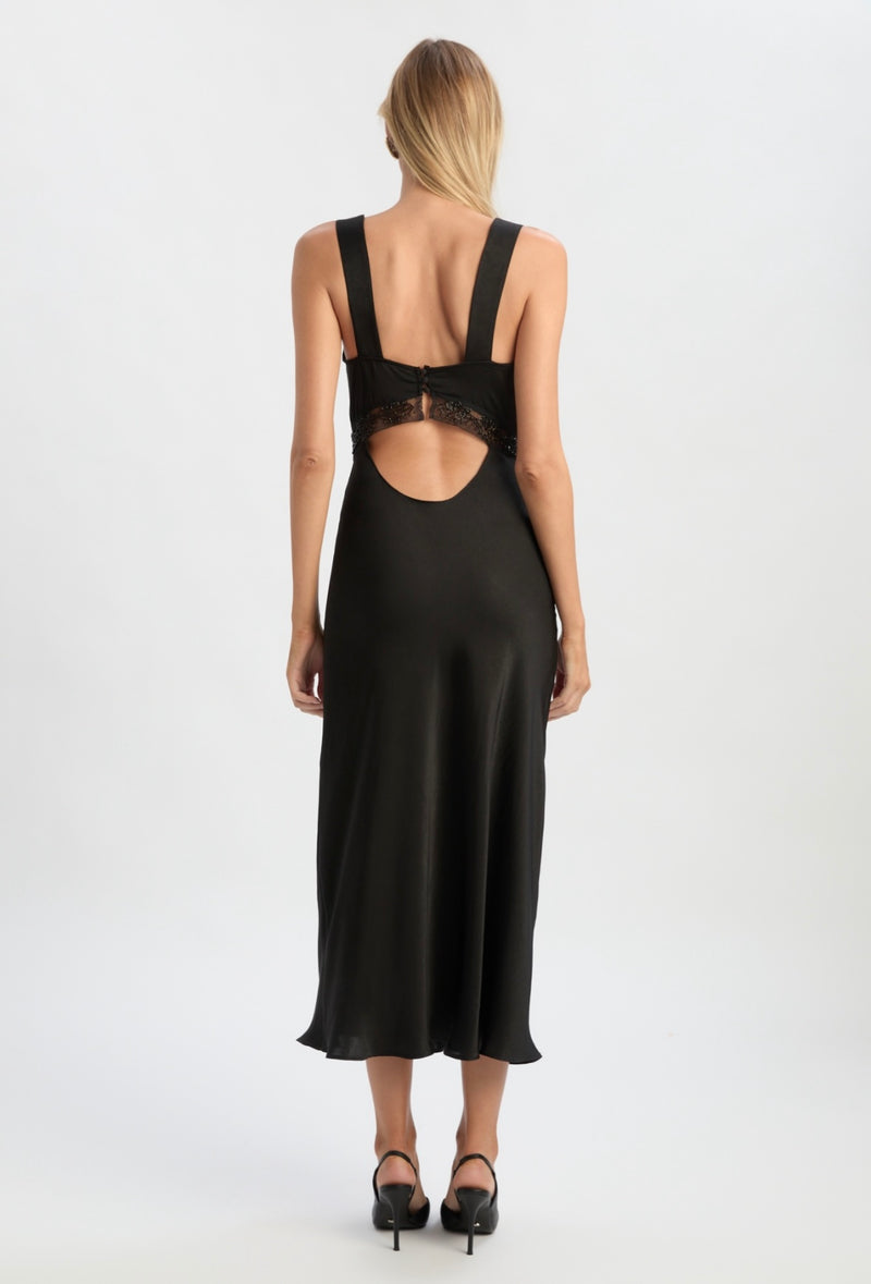 Black Emory Slip Dress
