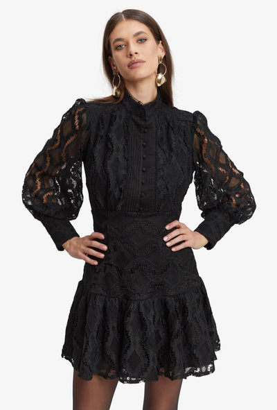 Remy Lace Dress In Black