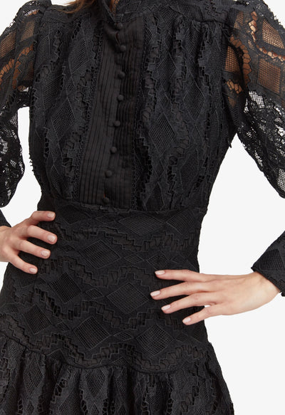 Remy Lace Dress In Black