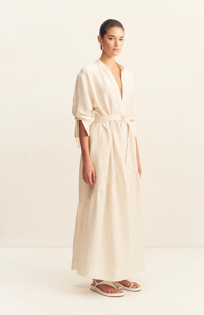 Jasper Tiered Maxi Dress - Resin Color