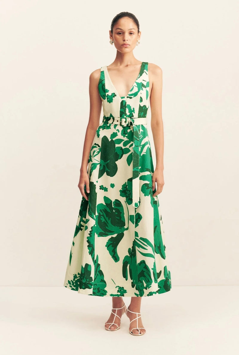 Joni Panelled Midi Dress