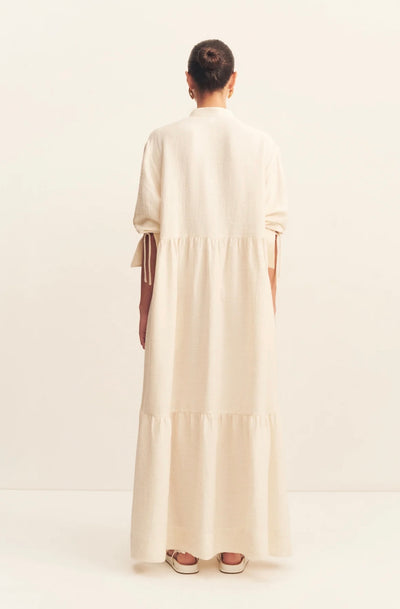 Jasper Tiered Maxi Dress - Resin Color