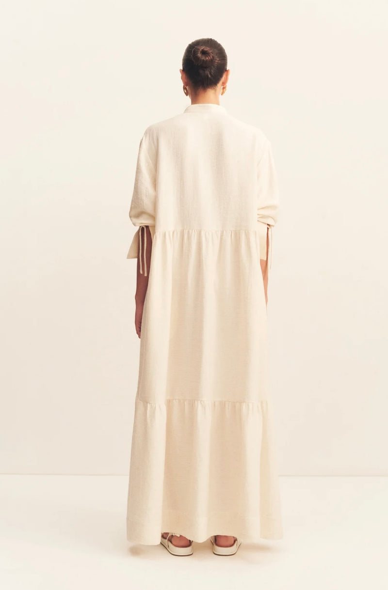 Jasper Tiered Maxi Dress - Resin Color