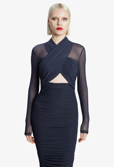 Aliyah Dress In Navy