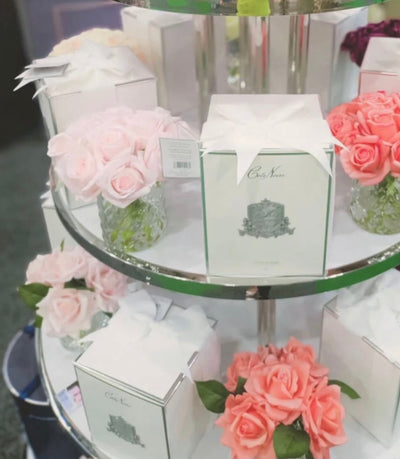 HERRINGBONE FLOWER - FRENCH PINK