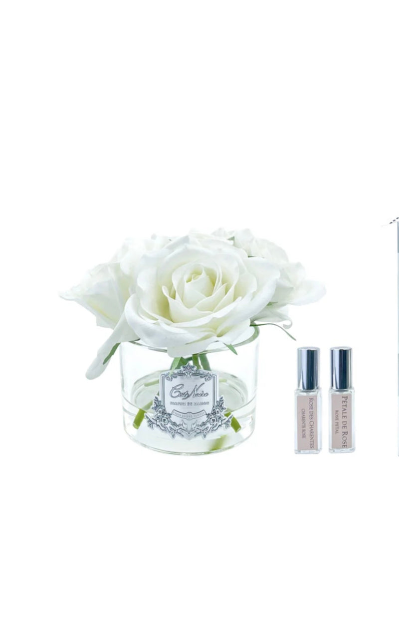 NATURAL TOUCH 5 ROSES - CLEAR - WHITE