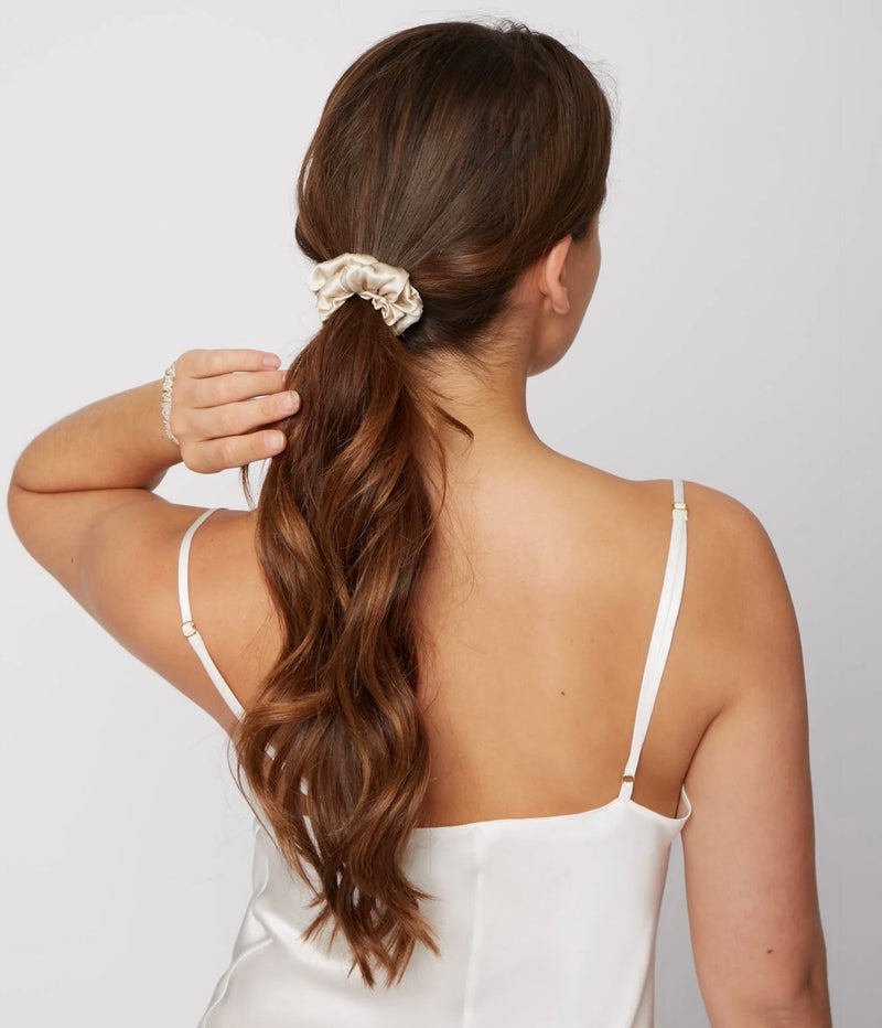 Ivory Large Scrunchie