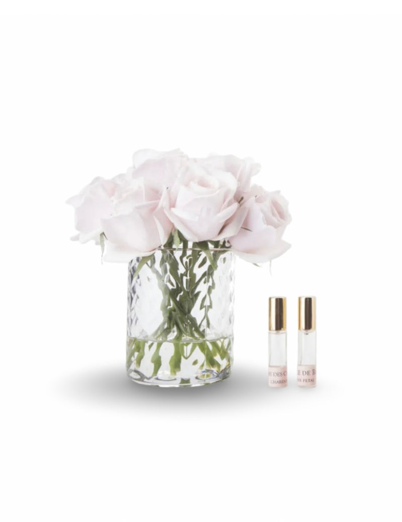 HERRINGBONE FLOWER - FRENCH PINK