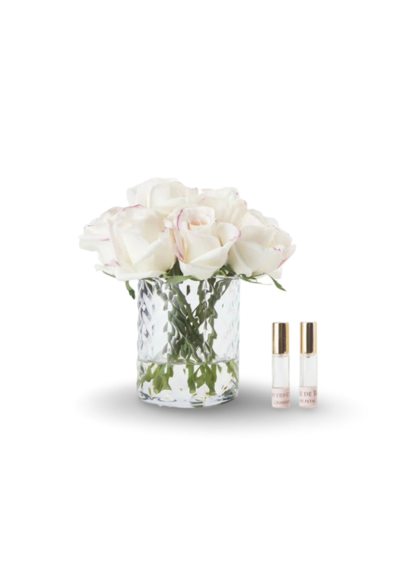 HERRINGBONE FLOWER - PINK BLUSH