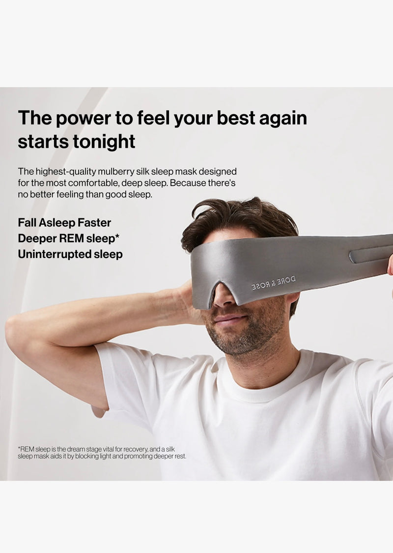 Grey Deep Sleep Mask