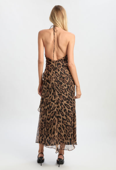 Cyrel Leopard Maxi Dress
