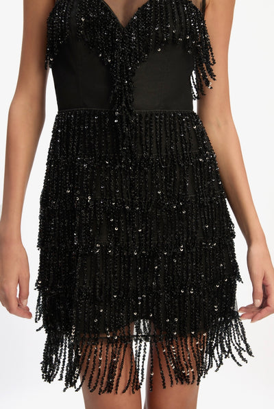 Jordana Fringe Mini Dress