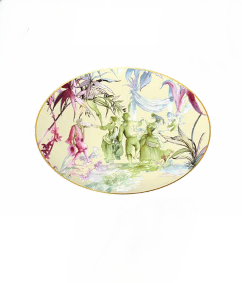 Firenze Oval Plate Large