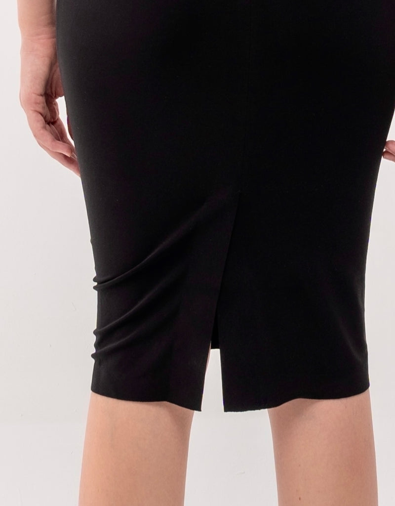 BLACK STRAIGHT SKIRT