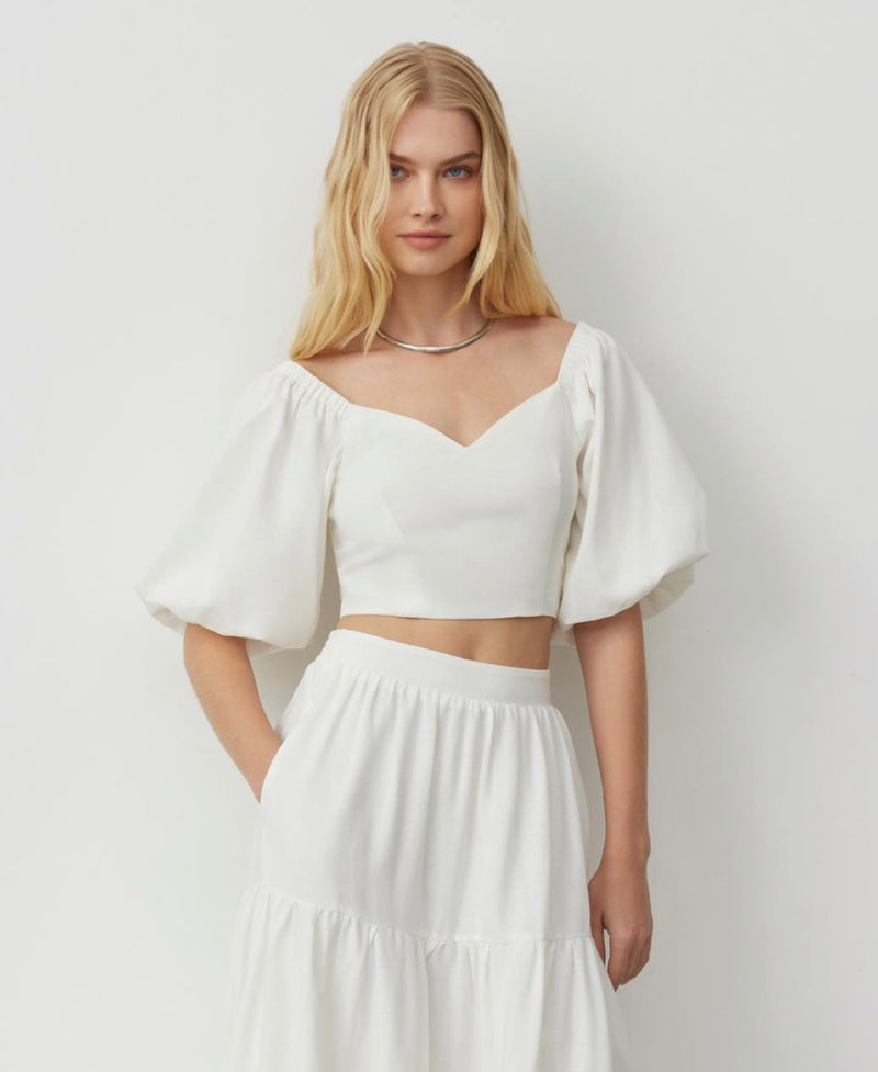 Linen Top White