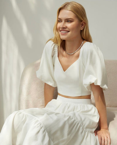 Linen Top White