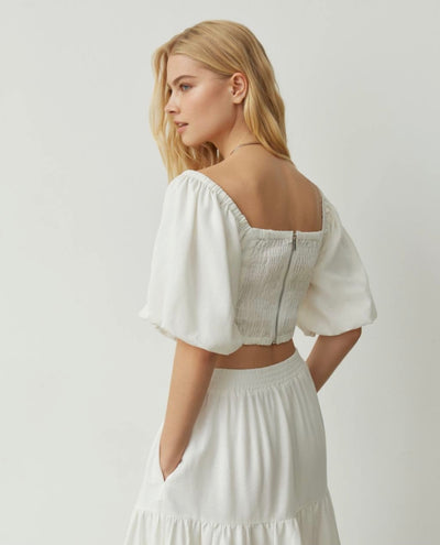 Linen Top White