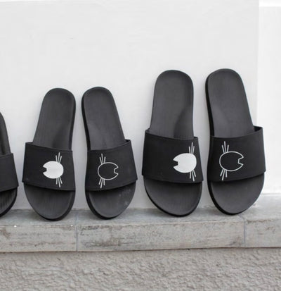 SLIDES WOMENS BLACK