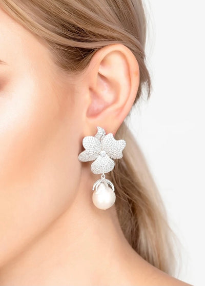 Baroque Pearl White Flower my