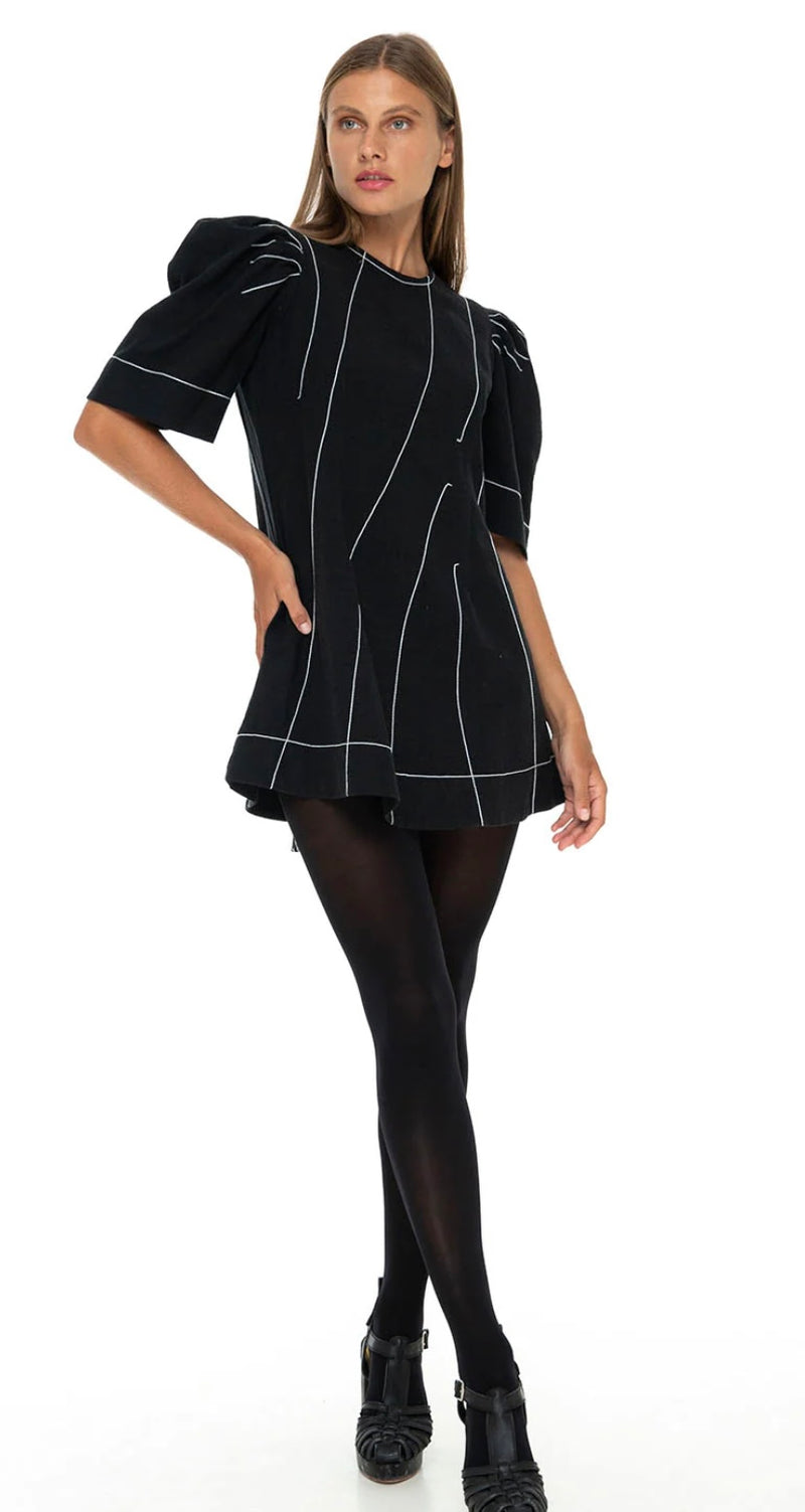 BIRKIN MINI DRESS NOIR