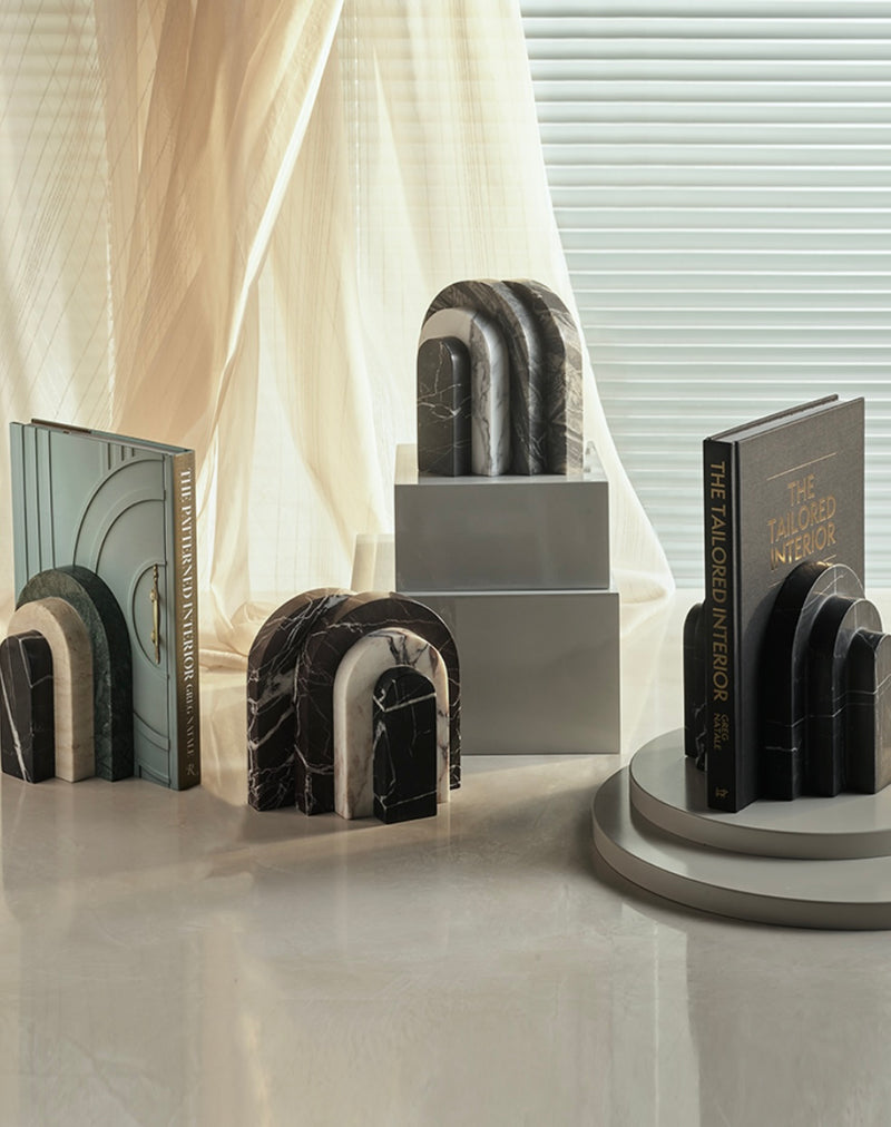 PALAZZO BOOKENDS MARBLE