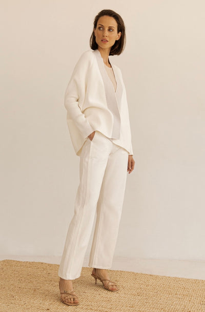 White Cardigan